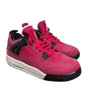 Jordan Air 4 Voltage Cherry‎ Sneakers Nike Pink Heart Valentine 7y Womens 8.5